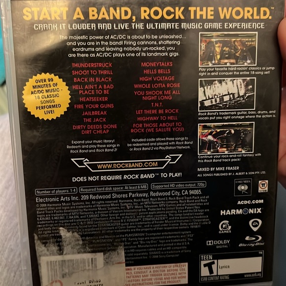 PS3 AC/DC rockband - Picture 2 of 4
